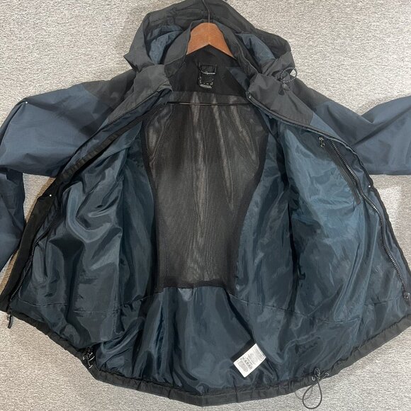 ADIDAS CLIMAPROOF Mesh Lined Jacket Men’s Medium Windbreaker Blue - Picture 10 of 15